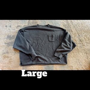 Old Navy Dark Gray Long Sleeve Tee